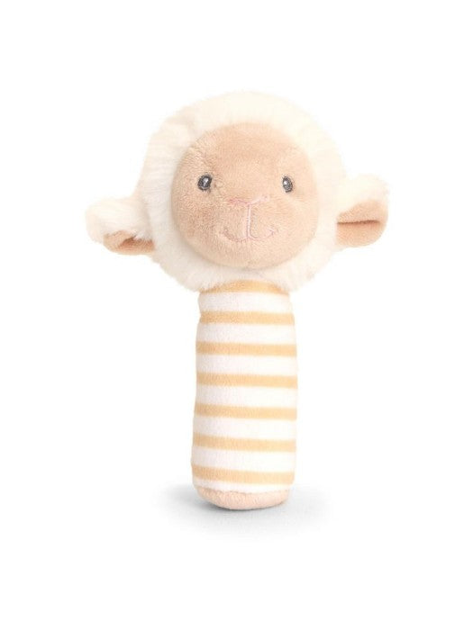 Cute Lamb Rattle, 100% recycled materials - Rattle - Keel Toys