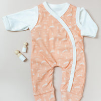 Dungaree & Top Set, Leaping Bunnies, Premium 100% Organic Cotton Dungaree Tiny & Small 