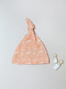 Knotted Hat, Leaping Bunnies, Premium 100% Organic Cotton - Hat - Tiny & Small