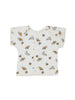 Little Honey Bee Wrap Over Top - Cream - Incubator Vest - Itty Bitty Baby Clothing