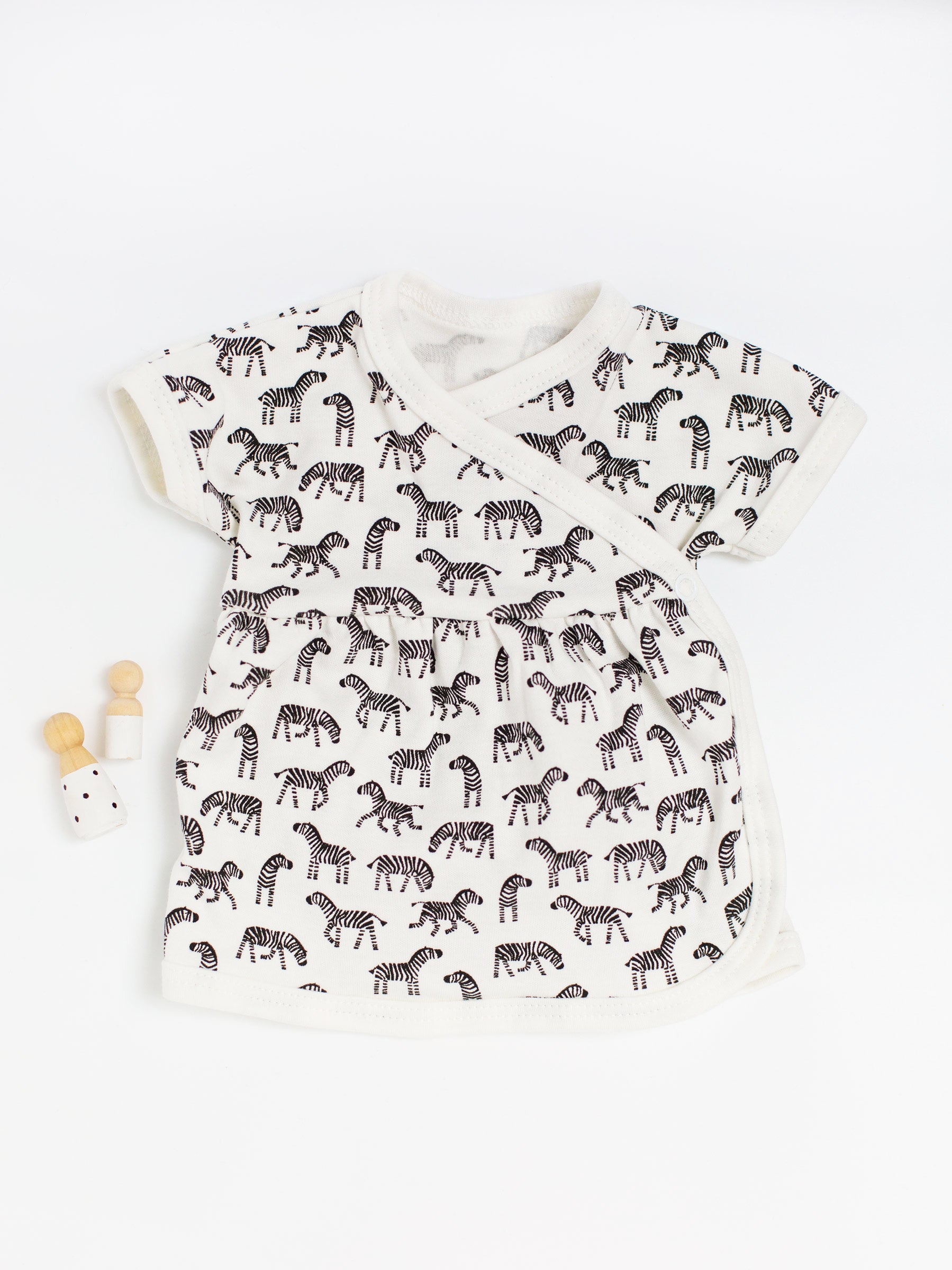 Dress, Little Zebras, Premium 100% Organic Cotton - Dress - Tiny & Small