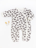 Premature Baby Sleepsuit, Little Zebras, Premium 100% Organic Cotton