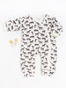 Premature Baby Sleepsuit, Little Zebras, Premium 100% Organic Cotton - Sleepsuit / Babygrow - Tiny & Small