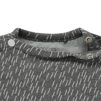 Grey Dash Print Top - Organic Cotton Top / T-shirt Noppies 
