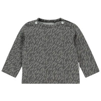 Grey Dash Print Top - Organic Cotton Top / T-shirt Noppies 