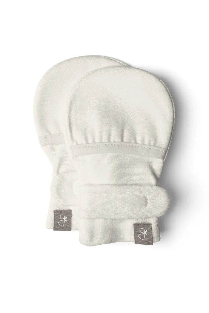 Goumi Stay-On Scratch Mittens, Cloud