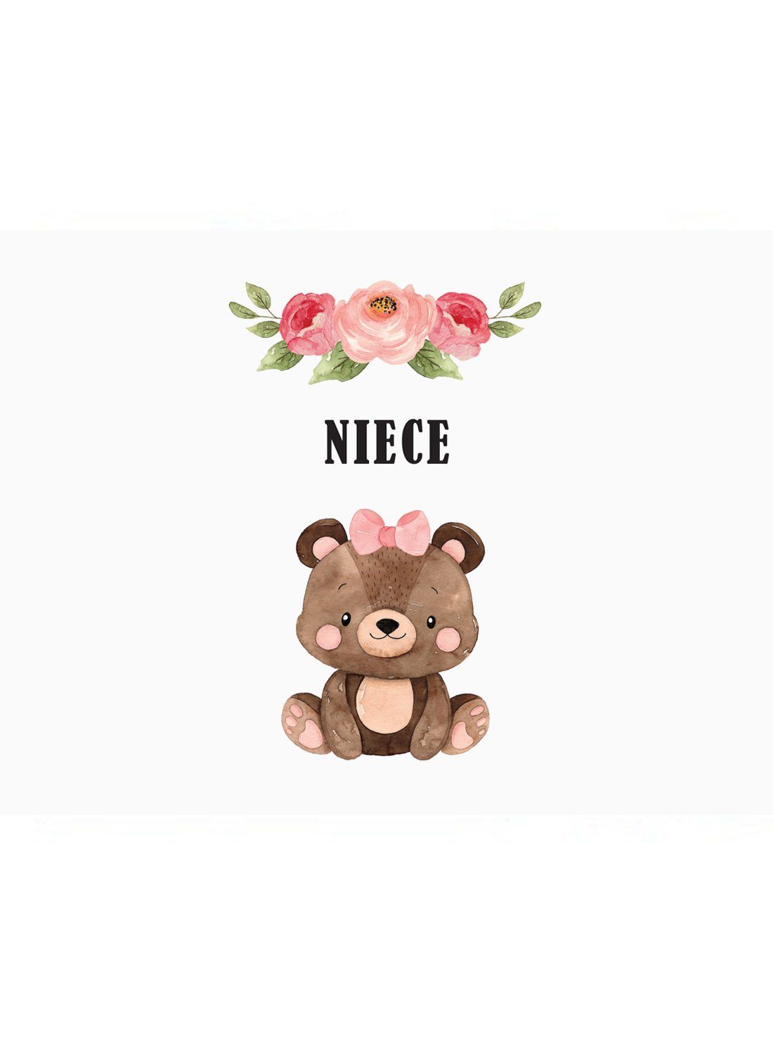 Niece - New Baby Card - New baby card - Little Mouse Baby Clothing & Gifts