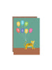 New Baby Balloons Blank Card, Premium Quality - New baby card - Hutch Cassidy Ltd