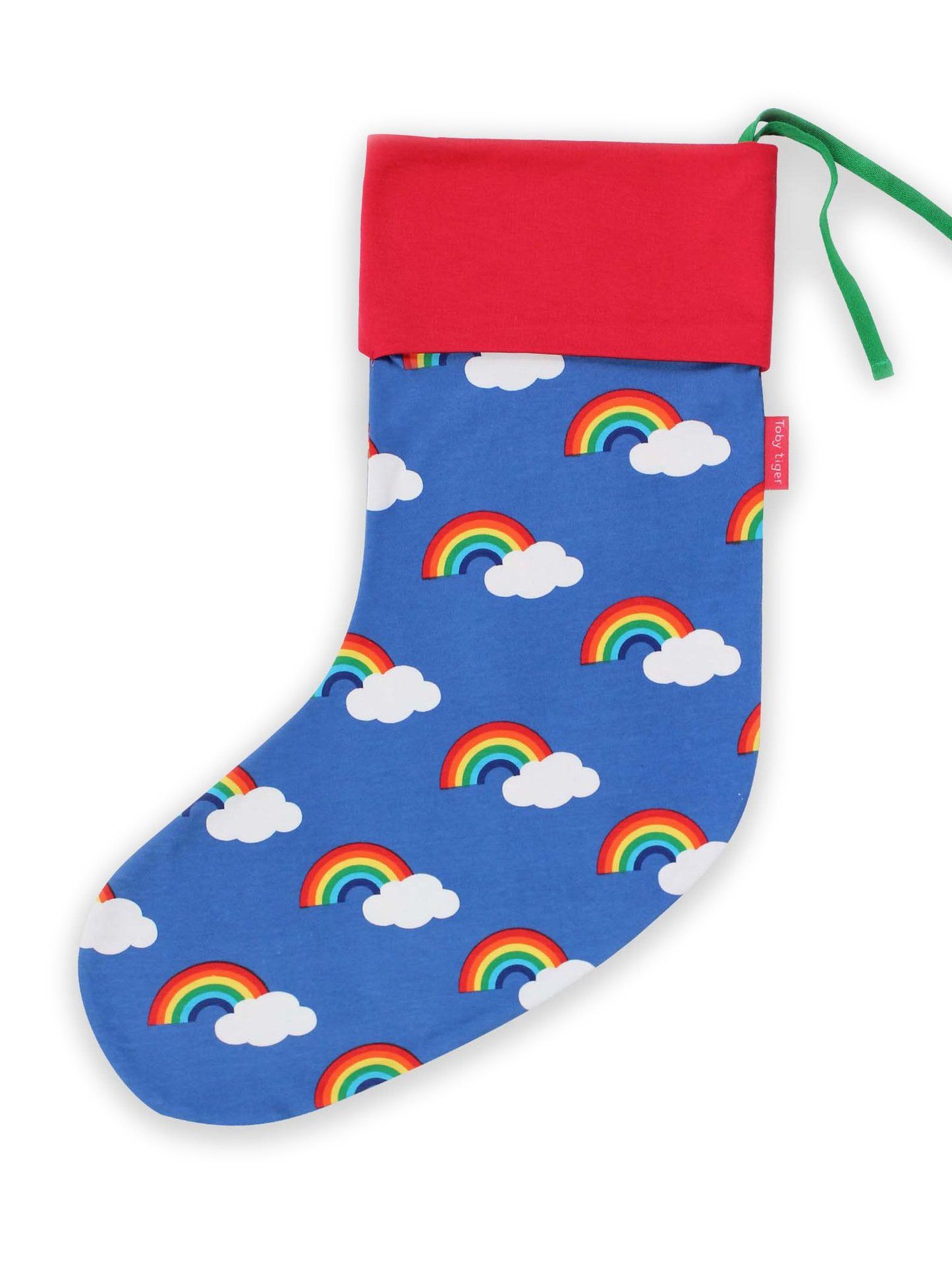 Organic Blue Rainbow Stocking by Toby Tiger - Toy - Toby Tiger