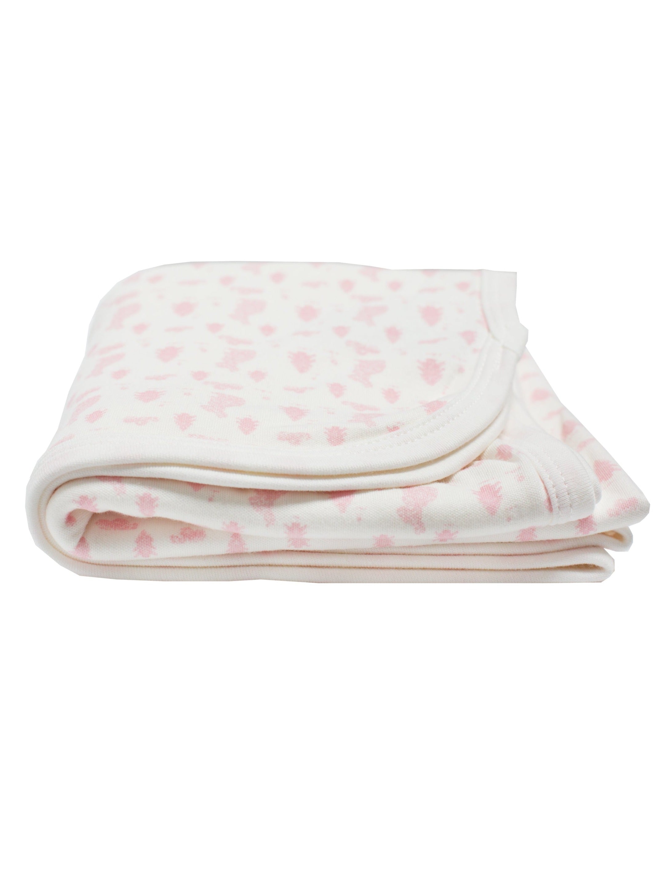 Organic Cotton Baby Blanket. Bunny Meadow. - Blanket - Tiny & Small