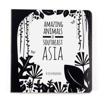 High Contrast Baby Book - Southeast Asian Animals Book The Little Black & White Book Project 