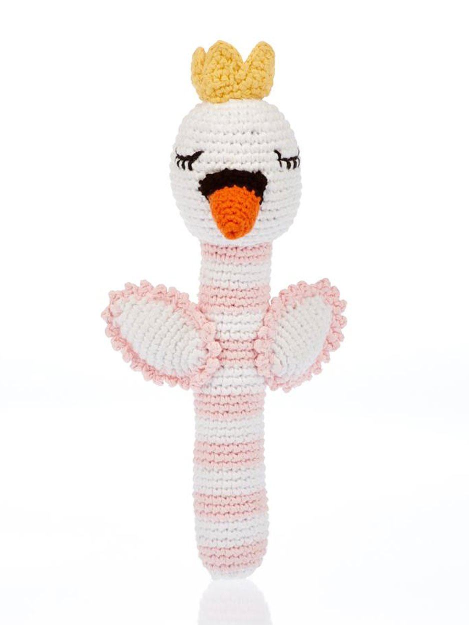 Swan Rattle Stick Swan Rattle Stick