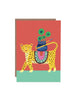 Tropical Leopard Blank Card, Premium Quality - New baby card - Hutch Cassidy Ltd