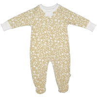 Organic Cotton Zip Up Yellow Bee Sleepsuit Sleepsuit / Babygrow Cotton Boulevard 