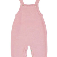 Pink Knitted Early Baby Dungarees Dungaree Dandelion 