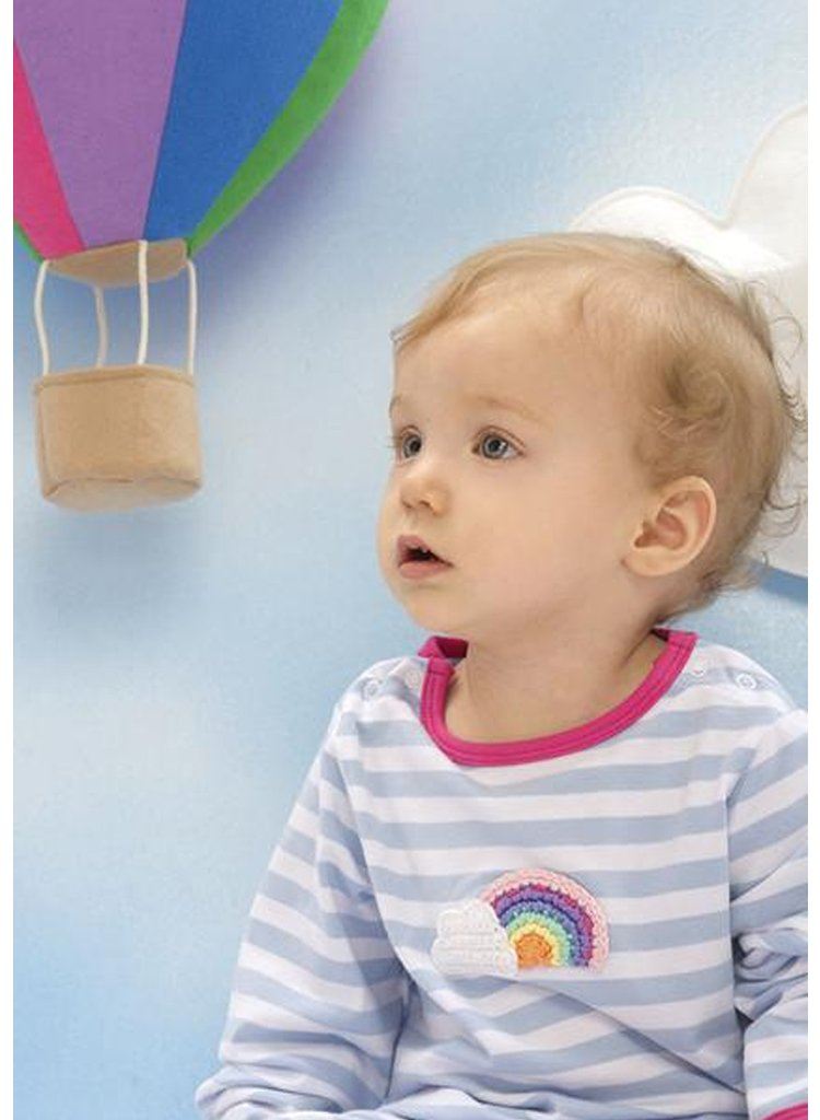 Crochet Rainbow Babygrow, Albetta - Sleepsuit / Babygrow - Albetta UK