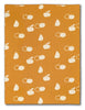 Organic Cotton Mustard Apple Print Baby Blanket - Blanket - Micu Micu