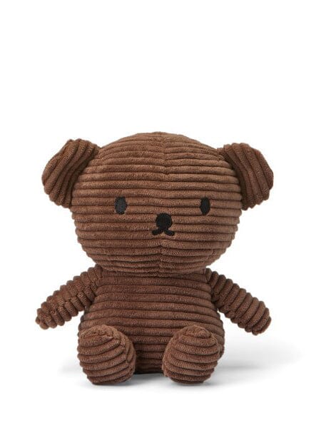 Boris Bear Corduroy Plush Toy - Brown - Toy - Miffy