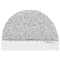 White Polka Dot Hat - Reversible Hat Noppies 