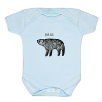 "Bear Hug" Bodysuit - Blue Bodysuit / Vest Little Mouse Baby Clothing & Gifts 