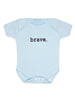 Load image into Gallery viewer, &quot;Brave&quot; Bodysuit - Blue - Bodysuit / Vest - Little Mouse Baby Clothing &amp; Gifts