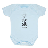 "Dream Big Little One" Bodysuit - Blue Bodysuit / Vest Little Mouse Baby Clothing & Gifts 