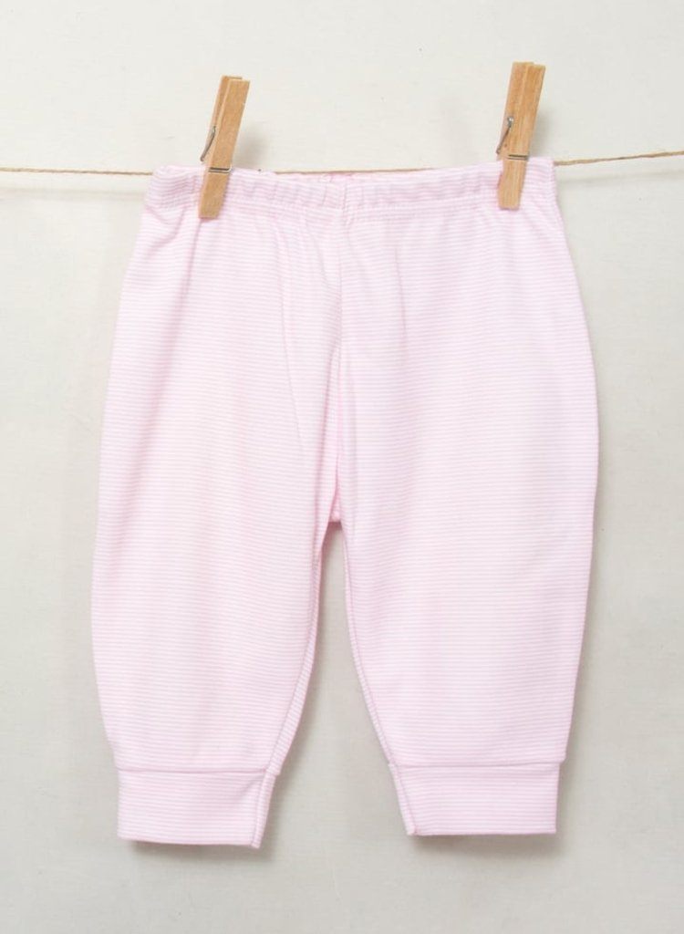 Newborn Baby Trousers - Pink Stripey - Trousers / Leggings - Chamomile Baby