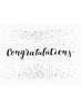Congratulations Confetti - New Baby Card - New baby card - Little Mouse Baby Clothing & Gifts