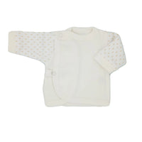 Early Baby Wraparound Top, Cream Top / T-shirt EEVI 