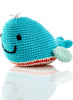 Crochet Whale - Fair Trade Rattle Toy, Pebble Toys - Rattle - Pebble Toys