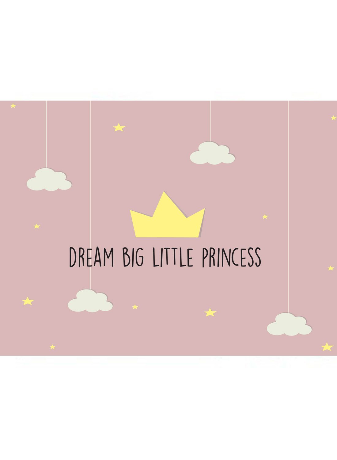 Dream Big Little Princess - New Baby Card - New baby card - Little Mouse Baby Clothing & Gifts