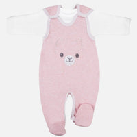 Early Baby Top & Alpaca Footed Dungarees Set Dungaree EEVI 
