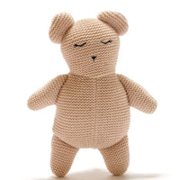 Isla the organic teddy bear sensory toy - Dusky Pink Toy Best Years 