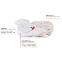 Newborn Stay-on Baby Boots, Grey Stripe Booties Goumikids 