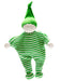 Organic Baby Comforter, Baby Buddy, Green & White Stripe Comforter Under The Nile 