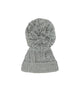 Grey Cable Knitted Pom Pom Hat - Hat - Little Mouse Baby Clothing and Gifts Ltd