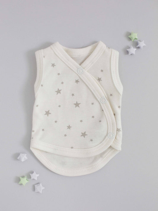 Grey Baby Zebra Gift Set - Incubator Vest, Hat, Teddy and Card - 1.5-3lb & 3-5lb Set Little Mouse Baby Clothing & Gifts 