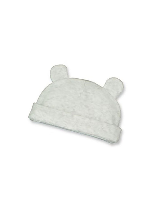 Grey Velour Tiny Baby Teddy Ears Hat hat Prends ton Pouce 