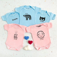 "Dream Big Little One" Bodysuit - Blue Bodysuit / Vest Little Mouse Baby Clothing & Gifts 