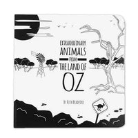 High Contrast Baby Book - Australian Animals Book The Little Black & White Book Project 