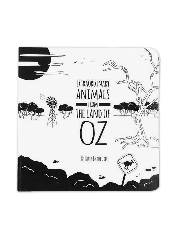 High Contrast Baby Book - Australian Animals - Book - The Little Black & White Book Project