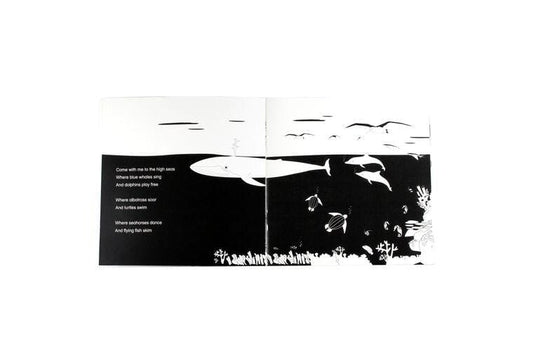 High Contrast Baby Book - Come Explore With Me Book The Little Black & White Book Project 