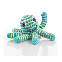 X Large Crochet Stripe Octopus Toy Pebble Toys 
