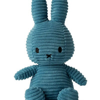 Miffy Corduroy Plush Toy - Aviator Blue Toy Miffy 