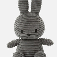 Miffy Corduroy Plush Toy - Grey Toy Miffy 