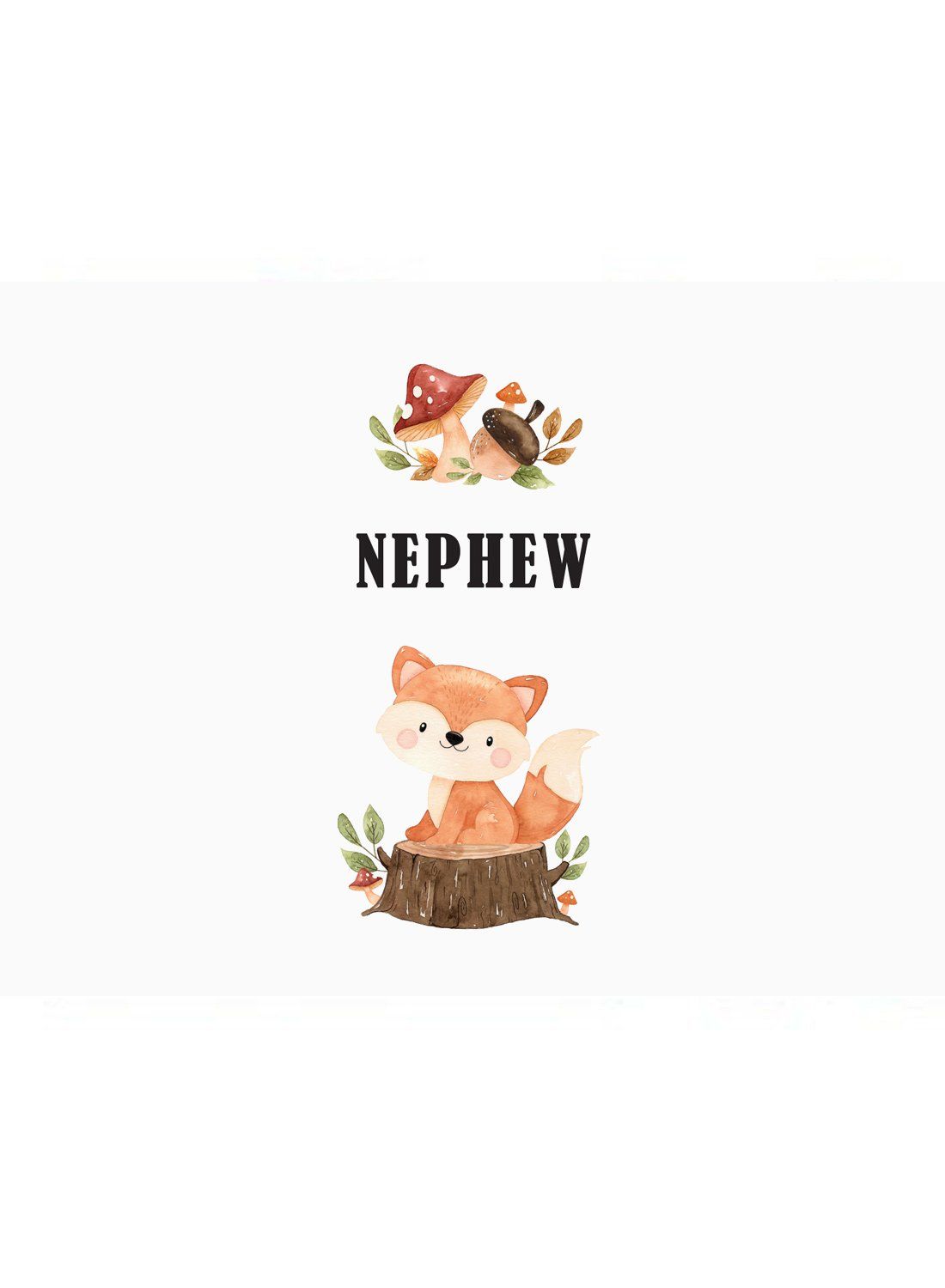 Nephew - New Baby Card - New baby card - Little Mouse Baby Clothing & Gifts