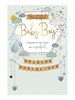 Welcome Little One - Baby Boy Card - New baby card - The Little Posy Print Company