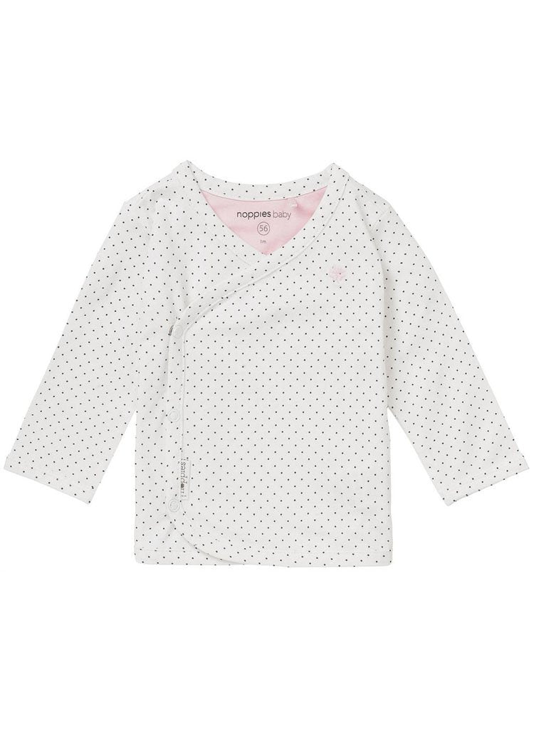 White Spotty Wrap-over Top - Top / T-shirt - Noppies