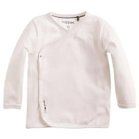 Long Sleeve Wrap-over Top - White (4-7lb & Newborn) Top / T-shirt Noppies 