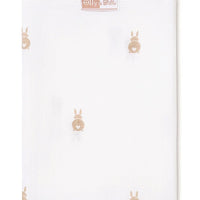 Bunny Print 100% Cotton Muslin Square By Olly & Belle Muslin Olly & Belle 
